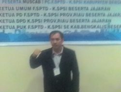 Maridup Simarmata Menakhodai PC.F.SPTD.K.SPSI Kabupaten Bengkslis Periode 2018 -2023