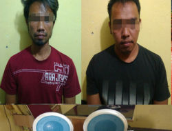 Dua Orang Pelaku Pencurian Infocus MTs Darul Falah di Kandangin Polisi.