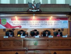 Paripurna Istimewa Tetapkan Syahrul-Rahma Walikota dan Wakil Walikota Tanjungpinang.