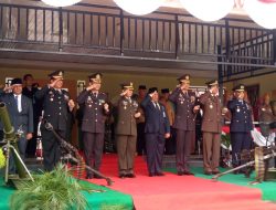 Pimpin Upacara HUT TNI Dandim 0313/ KPR Bacakan Amanat Tertulis Panglima TNI.