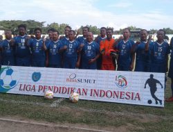 Plt Bupati Labuhanbatu H.Andi Suhaimi Dalimunthe Resmi Buka Turnamen Bola Kaki Liga Pendidikan Indonesia  2018