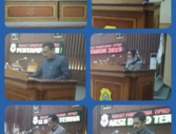 Pendapat Akhir Fraksi DPRD Terkait LKPJ Bupati Tanjabtim 2018