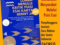 Lomba Menulis Kritik Sastra Puisi Esai Karya Denny JA – AGBSI