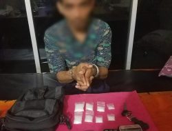 Polsek Tapung Tangkap Bandar Narkoba di Kostan Pekanbaru