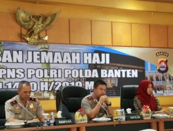 Kapolda Banten Pimpin Pelepasan 23 Jemaah Haji Personel dan Pns Polri Polda Banten