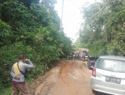 Kian Rusak dan Berlobang, Jalan Desa Pulmentaro Kecamatan Kumpeh Dikeluhkan Warga