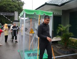 Diproduksi Prajurit TNI AD, Korem 032/Wbr Launching Bilik Disinfektan