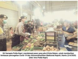 Operasi Aman Nusa II, Polda Kepri Blusukan ke Pasar