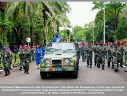 Prajurit dan PNS Lantamal IV Sambut Kedatangan Kolonel Laut (P) Indarto Budiarto