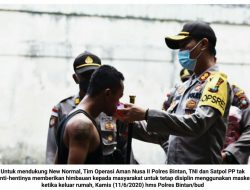 Dukung New Normal: Polres Bintan bersama Stakeholder Patroli Skala Besar