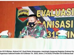 Dandim 0315/Bintan: Prajurit dan PNS Tidak Boleh Terlibat Politik Praktis