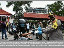 Putus Penyebaran Covid-19, Polres Tanjungpinang Kampanye Penggunaan Masker