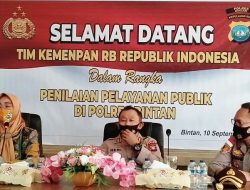 Kemenpan RB Beri Penilaian Pelayanan Publik di Polres Bintan