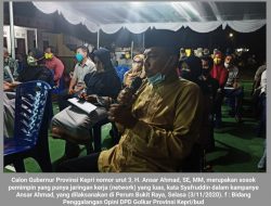 Tokoh Masyarakat Perumahan Bukit Raya : Optimis Kepri Maju karena Ansar Ahmad Punya Network yang Luas