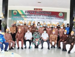 Kodim 0315/Bintan Silaturahmi dan Coffe Morning bersama KBT