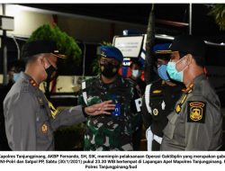 Kapolres Tanjungpinang Pimpin Operasi Gaktibplin Gabungan TNI-Polri dan Satpol PP