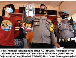 Pelaku Tindak Pidana Karhutla Diamankan Polsek Tanjungpinang Timur