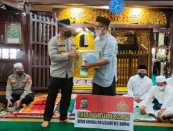 Kapolda Riau Ikuti Khotmil Qur’an dan Silaturahmi di Masjid Jami’ Air Tiris Kampar