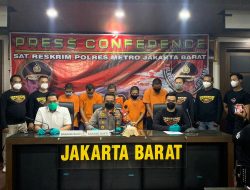 Resmob Polres Metro Jakarta Barat Meringkus Lima Pelaku Geng Motor