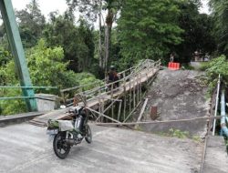 Jembatan Yang Ambruk Sejak 2018 Lalu, Tak Kunjung di Sentuh Pembangunan