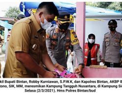 Robby Kurniawan dan AKBP Bambang Sugihartono Resmikan KTN di Kampung Sidodadi