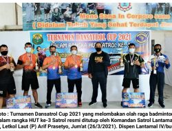 Turnamen Dansatrol CUP 2021 Resmi Ditutup Letkol Laut Arif Prasetyo