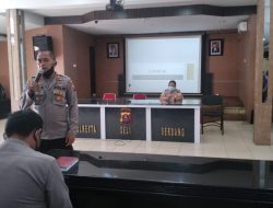 Urkes Polresta Deli Serdang Lakukan Pelatihan Kepada Personil Bhabinkamtibmas Sebagai Tracer Covid-19