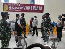Aspotmar Danlantamal IV Hadiri Serbuan Vaksin TNI bersama Walubi