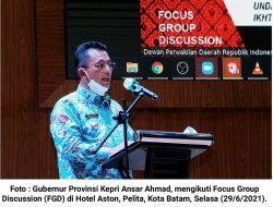 Ikhtiar Ciptakan Kesejahteraan yang Merata, Ansar Ahmad Hadiri FGD Daerah Kepulauan