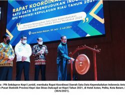 Rakorda Satu Data Kependudukan Indonesia, Lamidi : Pentingnya Satu Data untuk Membangun Indonesia