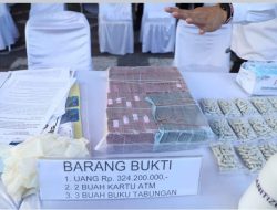 Kapolda Sumut pimpin Press Release Pengungkapan Narkotika dan Pencucian Uang Di Polres Labuhan Batu
