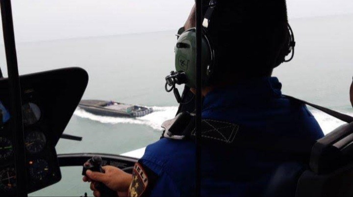 Kapal Hantu Yang viral di Medsos Kini sudah di amankan Polisi