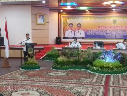 Rapat Koordinasi Bantuan Sosial Pangan (Sembako) Dinas Sosial Kabupaten Rokan Hilir 2021