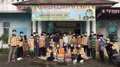 Penyaluran Donasi ke Panti Asuhan Putra/i Muhammadiyah Bangkinang dari tim KKN Balek Kampung UNRI 2021 berjalan lancar