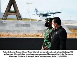 Panglima TNI Akan Resmikan Makogabwilhan I dan Monumen Tri Matra di Dompak 