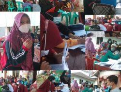 Team Puskesmas Masurai Vaksinasi Untuk Dosis Kedua Di Desa Tuo