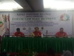 Forum LSM Riau Bersatu Rapat Pimpinan Khusus Di Furaya