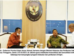 Gubernur Kepri dan Menteri KKP, Bahas Pemberdayaan Nelayan dan Budidaya Ikan di Kepri