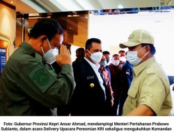 Gubernur Kepri Dampingi Menhan: Resmikan 2 Unit KRI dan Kukuhkan Komandan KRI