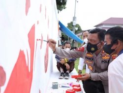 Dukung Karya Anak Bangsa, Polda Sumut Gelar Bhayangkara Mural Festival Mural 2021