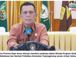 Secara Virtual, Ansar Ahmad Hadiri Wisuda Poltekkes Tanjungpinang