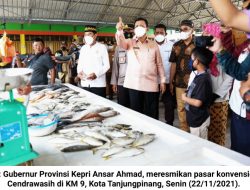 Ansar Ahmad Resmikan Pasar Konvensional Cendrawasih di Km 9 Tanjungpinang