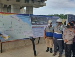 Kapoldasu Tinjau Progres Proyek Nasional Pekerjaan Pembangunan Jalan Tol