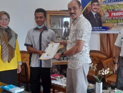 H.Ismunandi Syofyan, SE Tutup Pelatihan Furniture dan Laminasi Yang Dilaksanakan BLK Payakumbuh di Kamang Mudiak