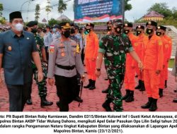 Apel Gelar Pasukan Ops Lilin Seligi ‘2021 Kabupaten Bintan