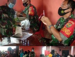 Antusias Mengharukan Anggota Vaksinator Dari Kodim 0420/Sarko di Desa Tuo Dusun Sungai Tebal
