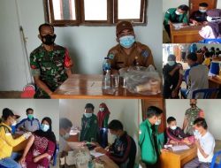 Luar Biasa Kapus Puskesmas Jangkat Timur (Adang Putra) Pimpin Langsung Vaksin di Desa Koto Teguh