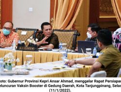 Ansar Ahmad-Tito Karnavian Akan Launcing Vaksinasi Booster di Kepri (13 Januari)