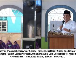 Dzikir Akbar dan Kajian Tasawuf: Ansar Ahmad Ajak Jamaah untuk Selalu Bersyukur
