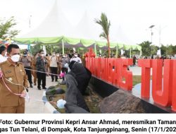 Resmikan Taman Migas Tun Telani, Ansar Ahmad: Ini Taman Ramah Anak